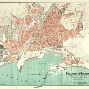 PLANO DE MALAGA