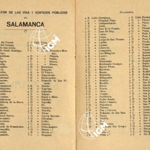 PLANO DE SALAMANCA