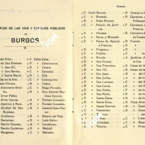 PLANO DE BURGOS