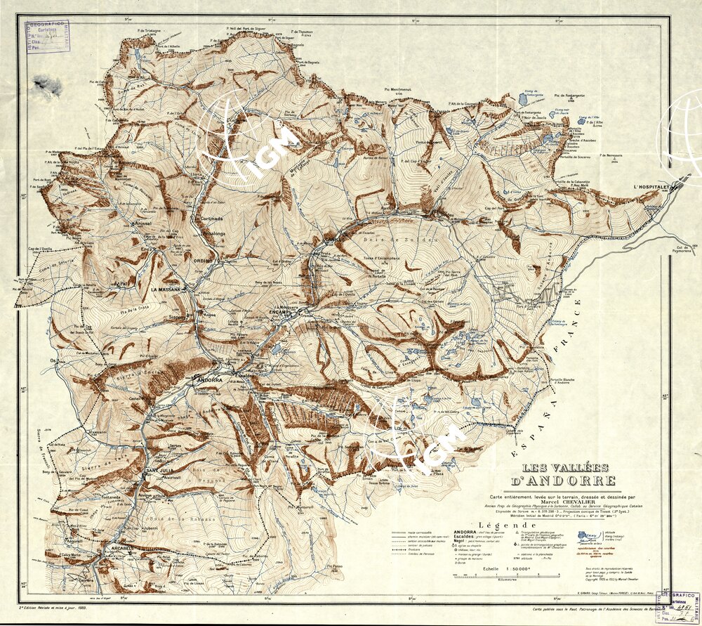 LES VALLES D'ANDORRE - Foglio 1