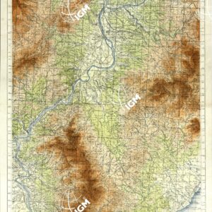 CARTA DEL FRONTE DI ARAGONA - Mdra de Ebro-Perello