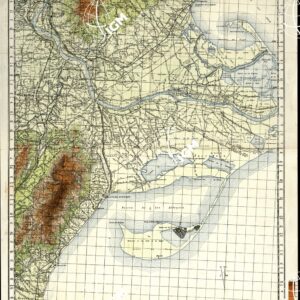 CARTA DEL FRONTE DI ARAGONA - Tortosa Alcanar