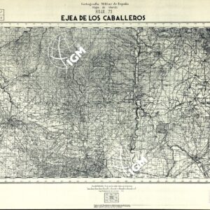 MAPA DE MANDO - Hoja 75 - Ejea de los Caballeros