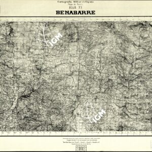 MAPA DE MANDO - Hoja 77 - Benabarre
