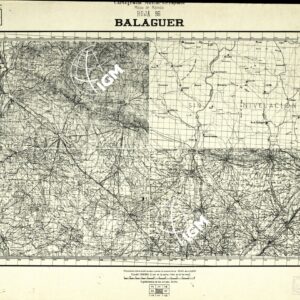 MAPA DE MANDO - Hoja 96 - Balaguer