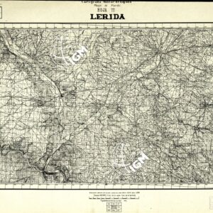 MAPA DE MANDO - Hoja 111 - Lerida