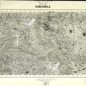 MAPA DE MANDO - Hoja 113 - Sabadell
