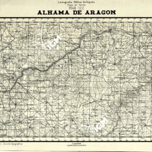 MAPA DE MANDO - Hoja 122 - Alhama de Aragon