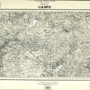 MAPA DE MANDO - Hoja 125 - Caspe