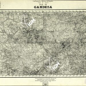 MAPA DE MANDO - Hoja 126 - Gandesa