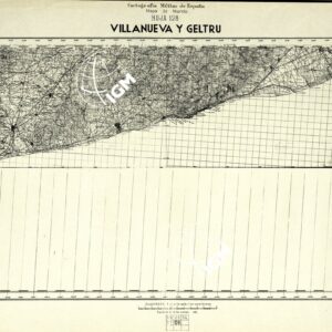 MAPA DE MANDO - Hoja 128 - Villanueva y Geltru