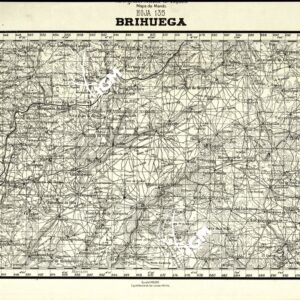 MAPA DE MANDO - Hoja 135 - Brihuega