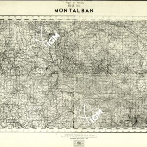 MAPA DE MANDO - Hoja 138 - Montalban