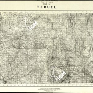 MAPA DE MANDO - Hoja 151 - Teruel