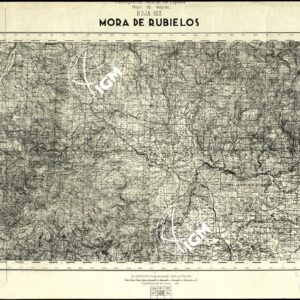 MAPA DE MANDO - Hoja 163 - Mora de Rubielos