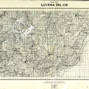 MAPA DE MANDO - Hoja 164 - Lucerna del Cid