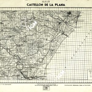 MAPA DE MANDO - Hoja 178 - Castellon de la Plama