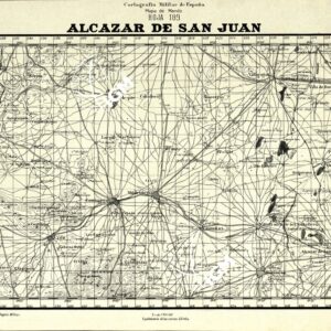 MAPA DE MANDO - Hoja 189 - Alcazar de San Juan
