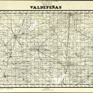 MAPA DE MANDO - Hoja 219 - Valdepenas