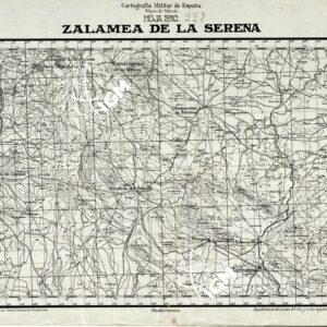 MAPA DE MANDO - Hoja 228 - Zalamea de La Serena