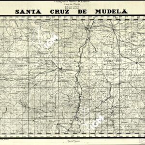 MAPA DE MANDO - Hoja 233 - Santa Cruz de Mudela