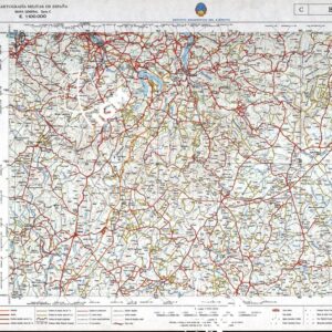 MAPA MILITAR DE ESPANA - Hoja 3-3 - Betanzos