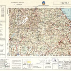 MAPA MILITAR DE ESPANA - Hoja 4-2 - Vivero