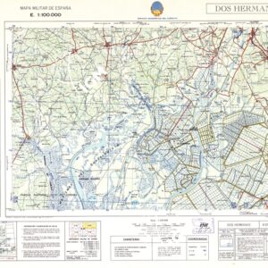 MAPA MILITAR DE ESPANA - Hoja 6-21 - Dos Hermans