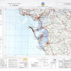 MAPA MILITAR DE ESPANA - Hoja 6-23 - Cadiz