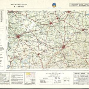 MAPA MILITAR DE ESPANA - Hoja 7-21 - Moron de la Frontera