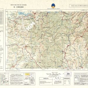 MAPA MILITAR DE ESPANA - Hoja 7-23 - Alcala de los Gazules