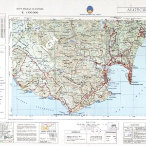 MAPA MILITAR DE ESPANA - Hoja 7-24 - Algeciras