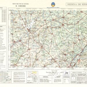 MAPA MILITAR DE ESPANA - Hoja 8-7 - Medina de Rioseco