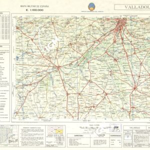 MAPA MILITAR DE ESPANA - Hoja 8-8 - Valladolid