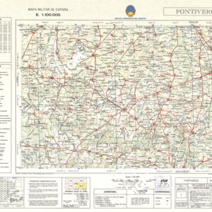 MAPA MILITAR DE ESPANA - Hoja 8-10 - Fontiveros