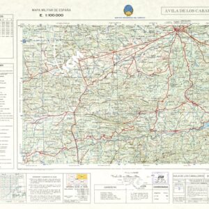 MAPA MILITAR DE ESPANA - Hoja 8-11 - Aviola de los Caballeros