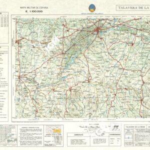 MAPA MILITAR DE ESPANA - Hoja 8-13 - Talavera de la Reina