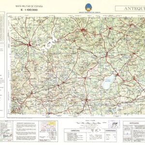 MAPA MILITAR DE ESPANA - Hoja 8-21 - Antequera