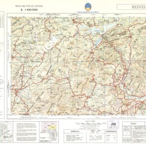 MAPA MILITAR DE ESPANA - Hoja 8-22 - Ronda