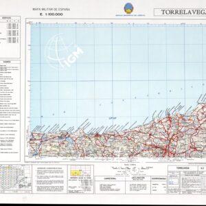 MAPA MILITAR DE ESPANA - Hoja 9-2 - Torrelavega