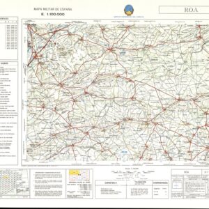 MAPA MILITAR DE ESPANA - Hoja 9-7 - Roa