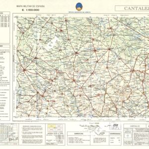 MAPA MILITAR DE ESPANA - Hoja 9-9 - Cantalejo
