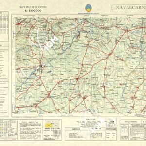 MAPA MILITAR DE ESPANA - Hoja 9-12 - Navalcarnero