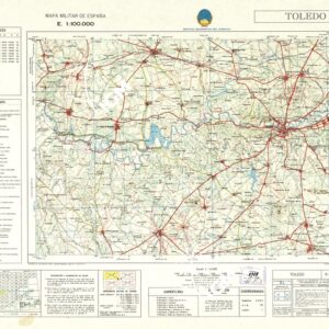MAPA MILITAR DE ESPANA - Hoja 9-13 - Toledo