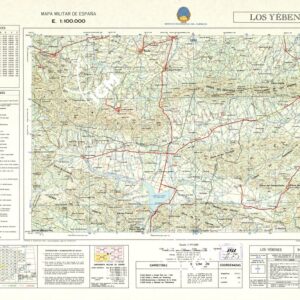 MAPA MILITAR DE ESPANA - Hoja 9-14 - Los Yebenes
