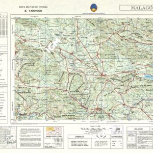 MAPA MILITAR DE ESPANA - Hoja 9-15 - Malagon