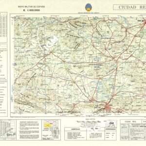 MAPA MILITAR DE ESPANA - Hoja 9-16 - Ciudad Real