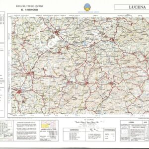 MAPA MILITAR DE ESPANA - Hoja 9-20 - Lucena