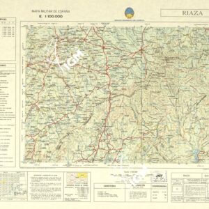 MAPA MILITAR DE ESPANA - Hoja 10-9 - Riaza