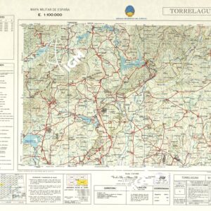 MAPA MILITAR DE ESPANA - Hoja 10-10 - Torrelaguna